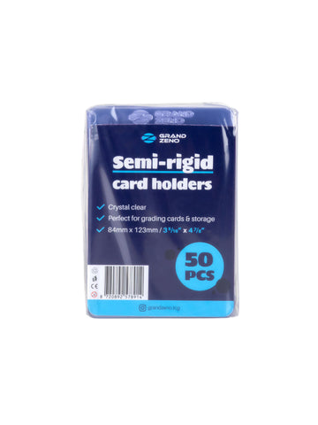 50 Semi-Rigid Card Holders Pack