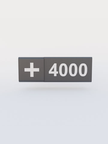 Red/black Counter Dice - One Piece