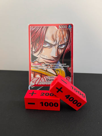 Shanks - 2x Red Counter dice