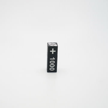 Black - One Piece Counter Dice